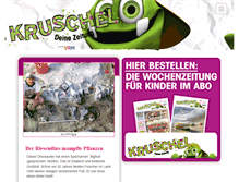 Tablet Screenshot of kruschel.de